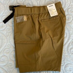 Khaki cargo shorts